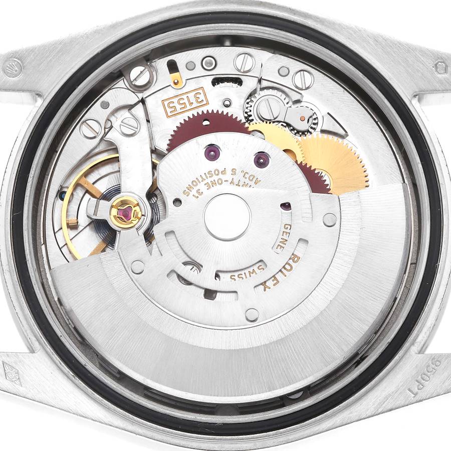 Exceptional Replica Rolex President Day-Date Platinum Diamond Meteorite Dial Watch 118346 — image 7