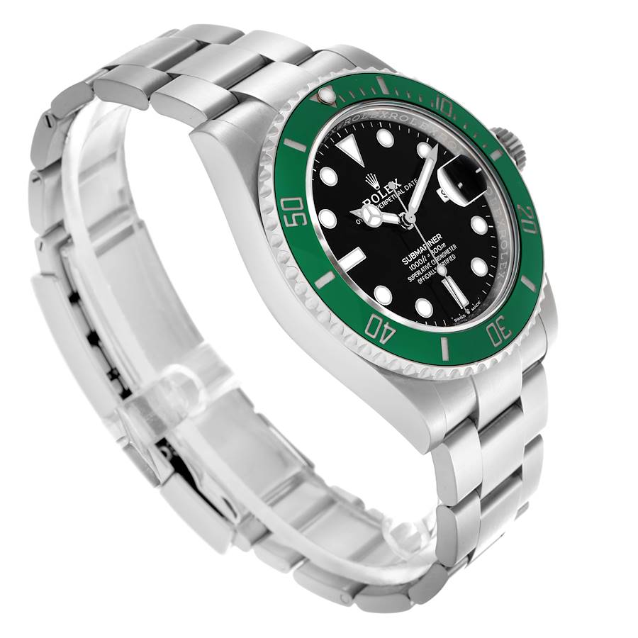 Enchanting Replica Rolex Submariner Starbucks Green Bezel Steel Mens Watch 126610LV — image 3