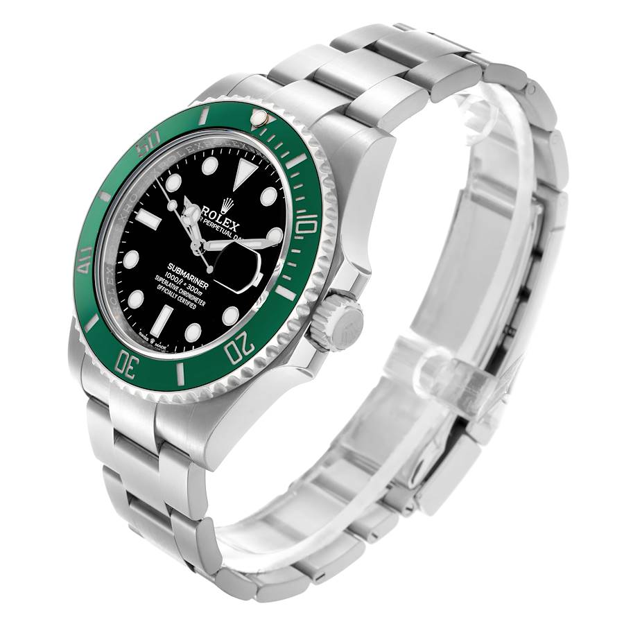 Enchanting Replica Rolex Submariner Starbucks Green Bezel Steel Mens Watch 126610LV — image 4
