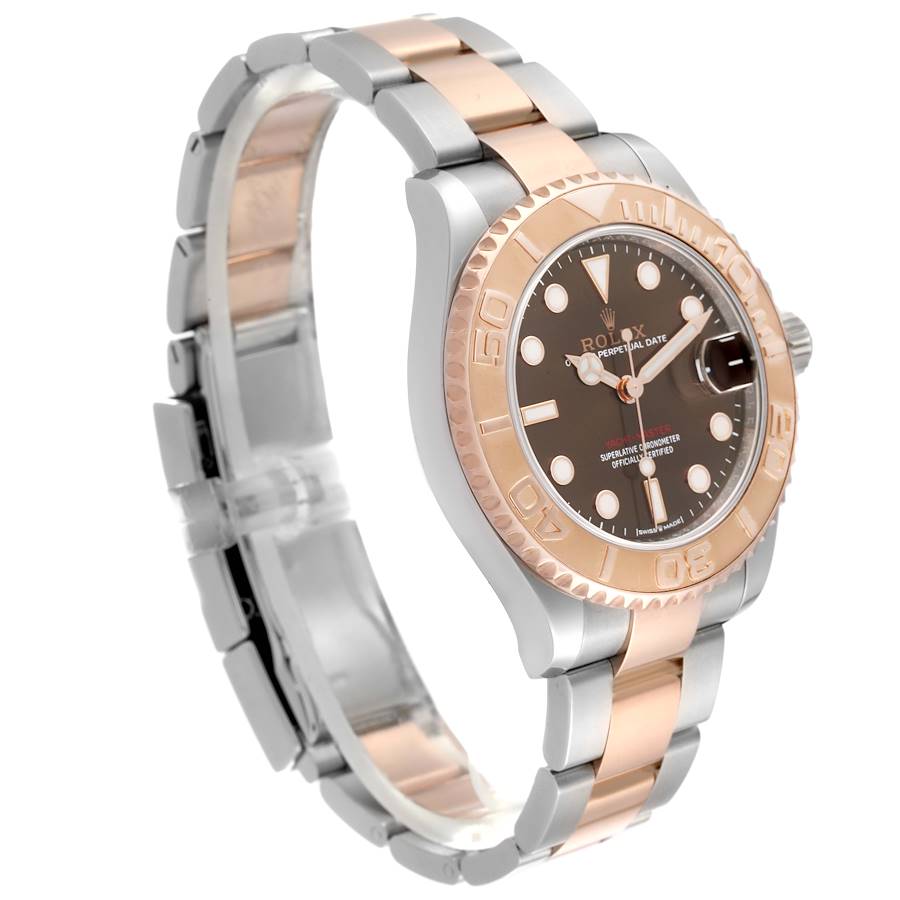 Stylish Replica Rolex Yachtmaster 37 Midsize Steel Rose Gold Mens Watch 268621 — image 3