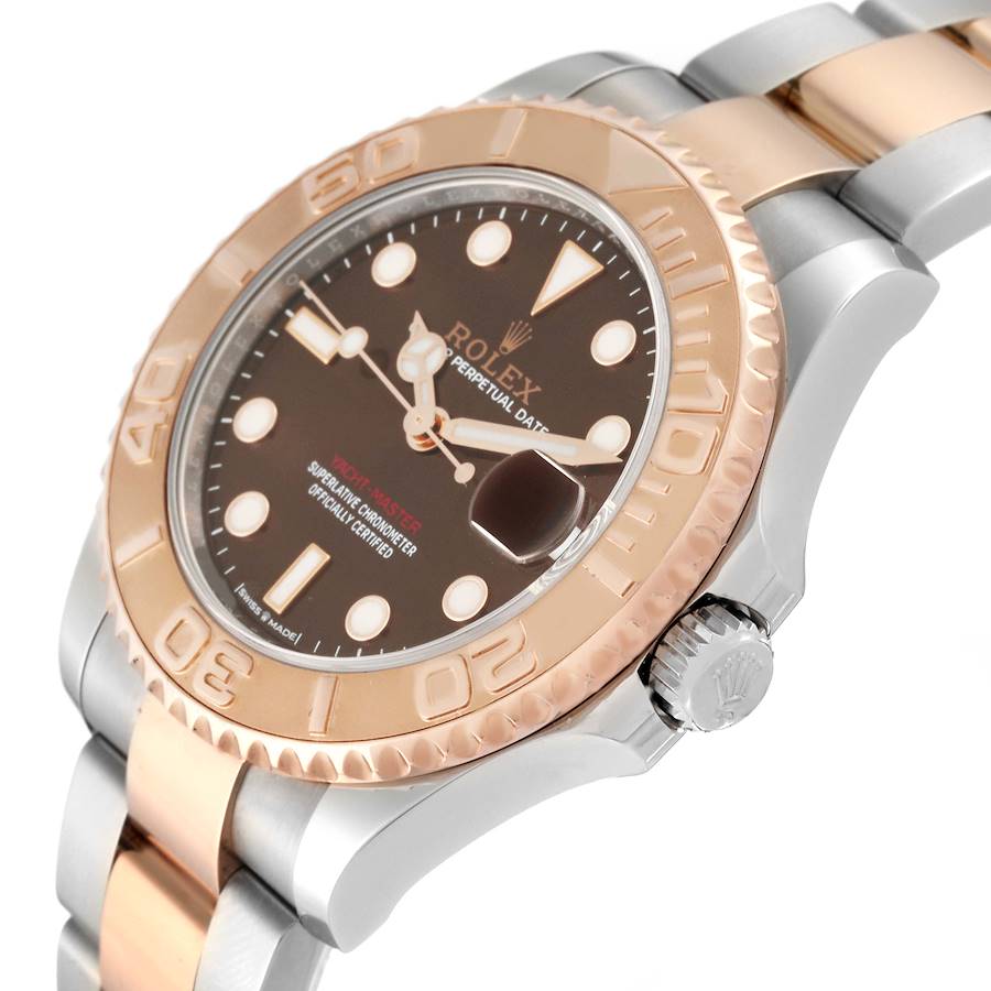 Stylish Replica Rolex Yachtmaster 37 Midsize Steel Rose Gold Mens Watch 268621 — image 5