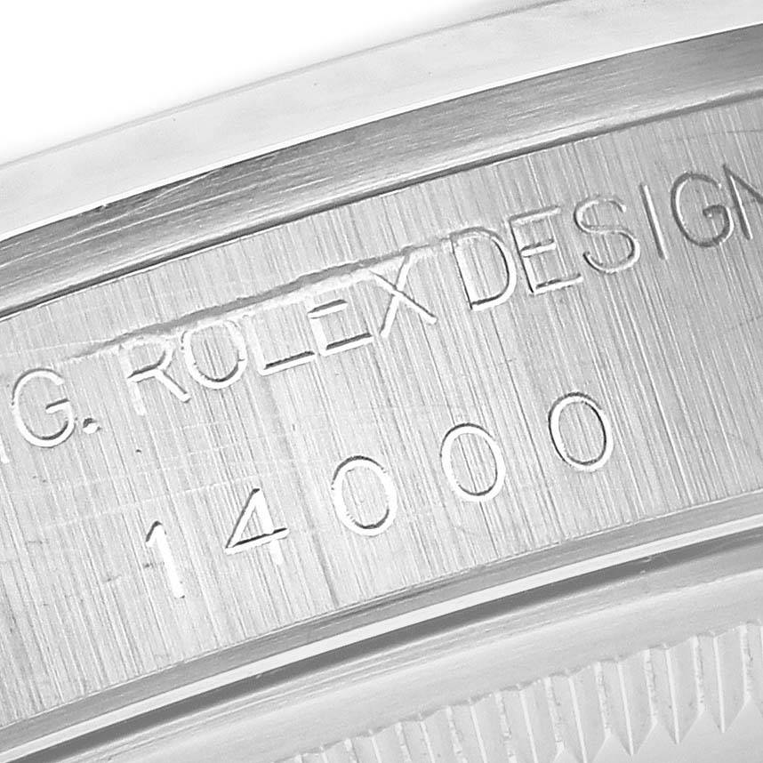 Worth Buying Rolex Air King Silver Dial Smooth Bezel Steel Mens Watch 14000 — image 6