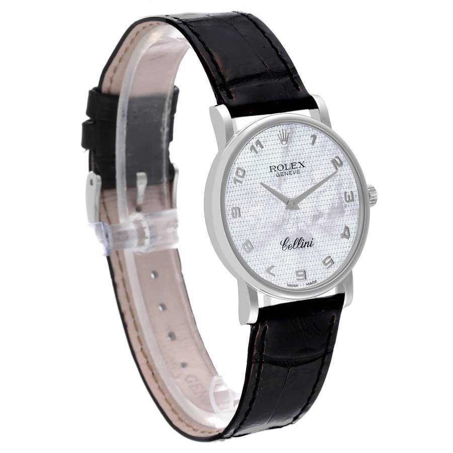 Premium Rolex Cellini Classic White Gold Mother Of Pearl Dial Mens Watch 5115 — image 3