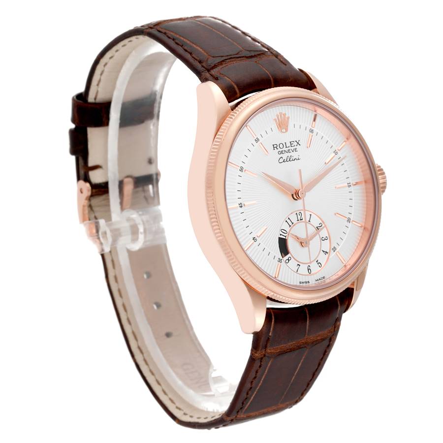 Eye-catching Rolex Cellini Dual Time Everose Rose Gold Automatic Mens Replica Watches 50525 — image 3