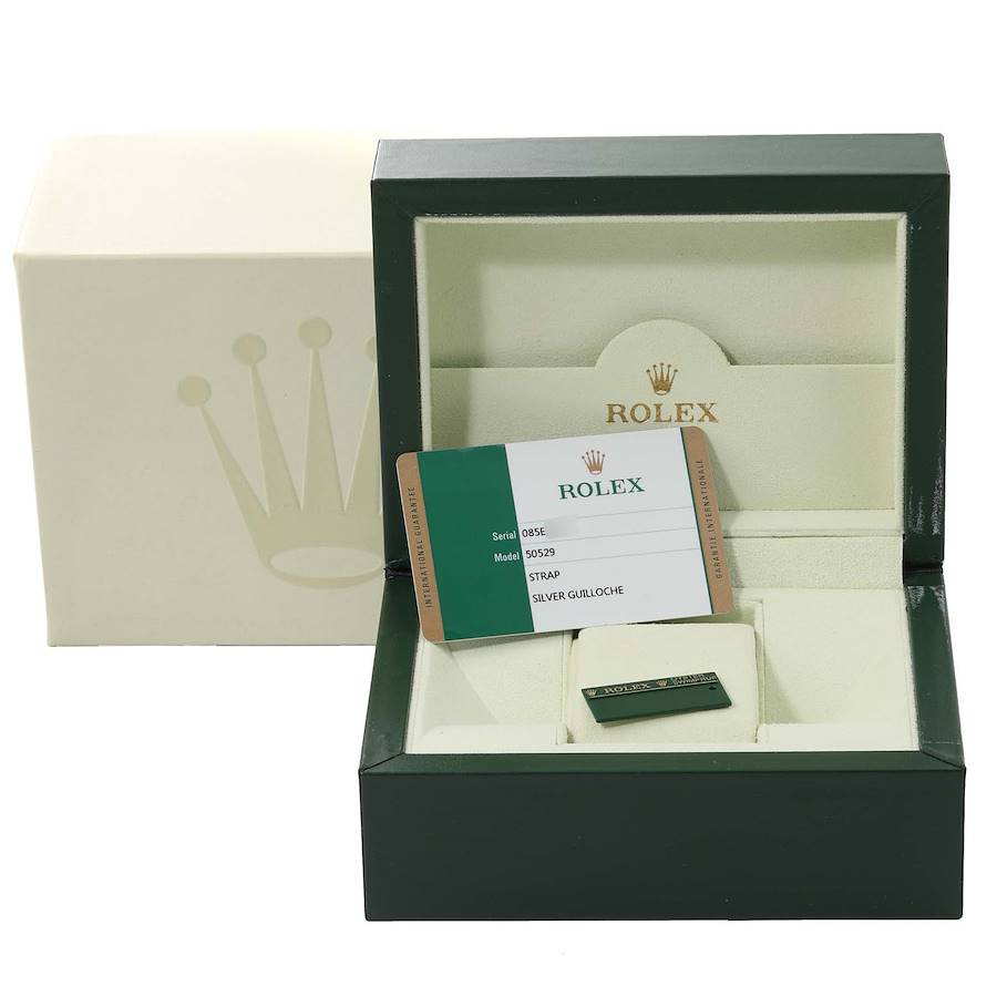 Fantastic Rolex Cellini Dual Time White Gold Automatic Mens Watch 50529 — image 8