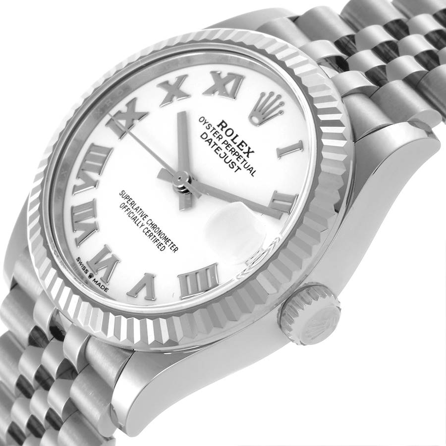 Captivating Rolex Datejust 31 Midsize Steel White Gold Ladies Watch 278274 — image 5