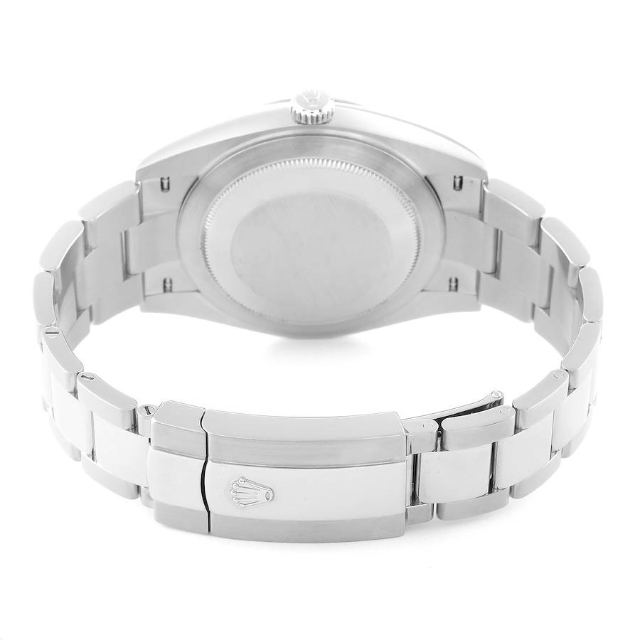 Collector-grade Rolex Datejust 41 Steel White Gold Blue Roman Dial Mens Watch 126334 — image 7