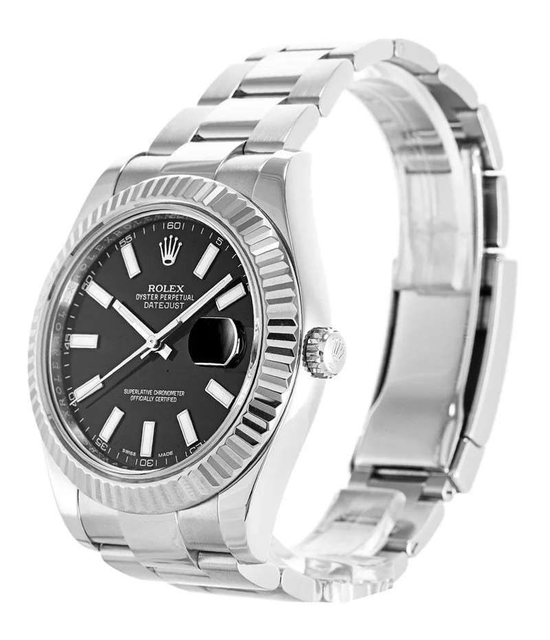 Priceless Rolex Datejust 41mm Black Dial — image 3