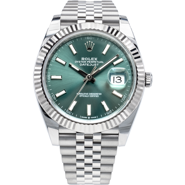 Unique Rolex Datejust 41mm Green Dial — image 1