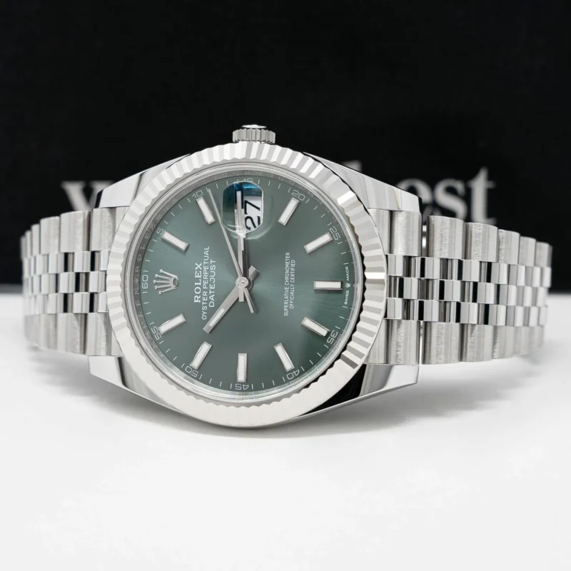 Unique Rolex Datejust 41mm Green Dial — image 4