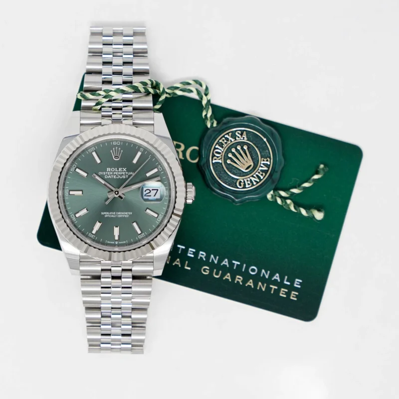 Unique Rolex Datejust 41mm Green Dial — image 5