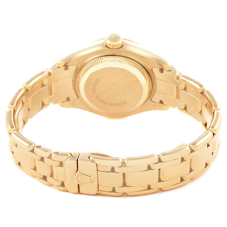 Excellent Rolex Pearlmaster Datejust Yellow Gold Diamond Ladies Replica Watch 69298 — image 6