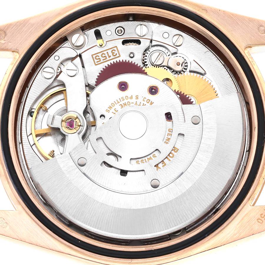 Reasonably Priced Rolex President Day-Date 36mm Rose Gold Roman Dial Mens Watch 118235 — image 7