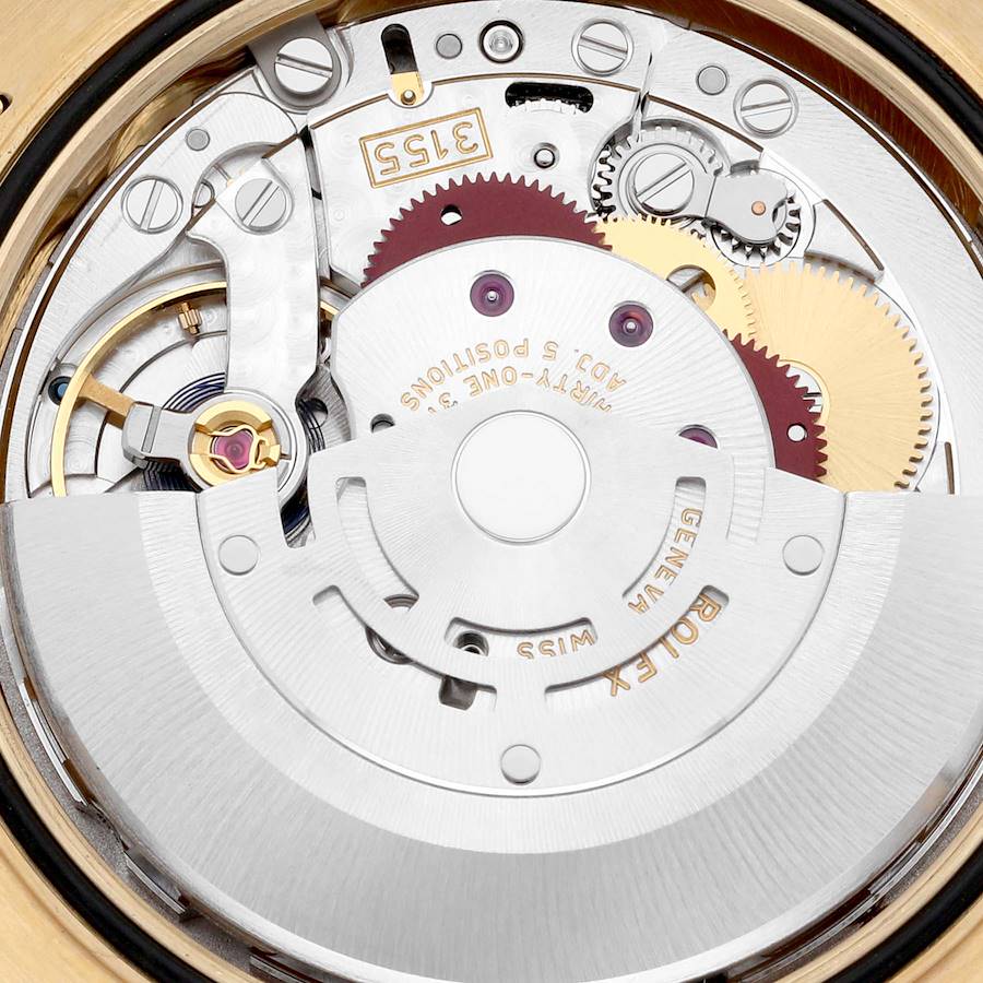 Low-cost Rolex President Day Date Yellow Gold Diamond Ruby Mens Watch 118138 — image 6