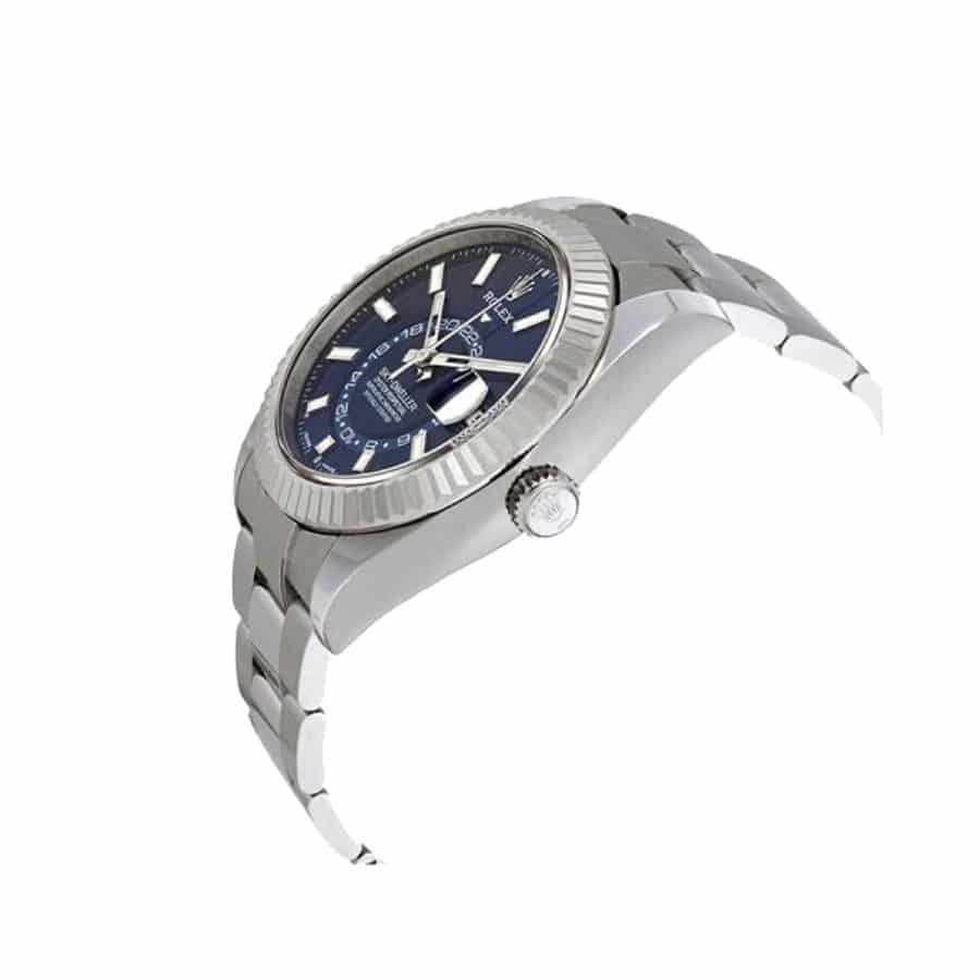 Precise Rolex Sky-Dweller Blue Dial Stainless Steel Watch — image 3