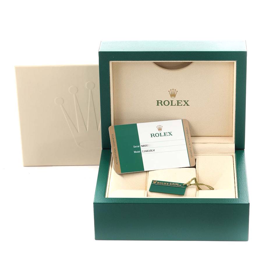 Competitively Priced Rolex Submariner Hulk Green Dial Steel Mens Watch 116610LV — image 8