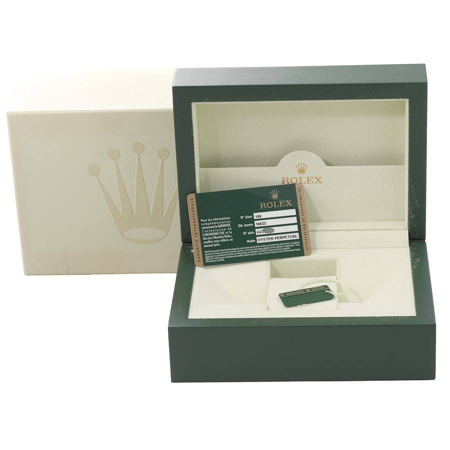 Understated Rolex Yachtmaster Steel Yellow Gold Slate Dial Mens Watch 16623 — image 8